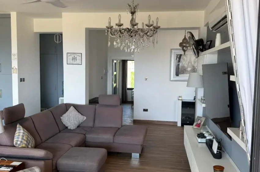 Fully Renovated 2-Bedroom Garden Apartment with Frontline Sea Views in Esentepe