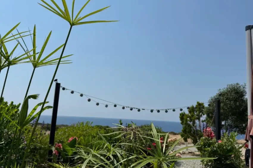 Fully Renovated 2-Bedroom Garden Apartment with Frontline Sea Views in Esentepe