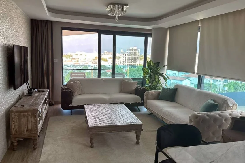 3 Bedroom Apartment Fully Furnished in the Center of Kyrenia, 100m from the Sea