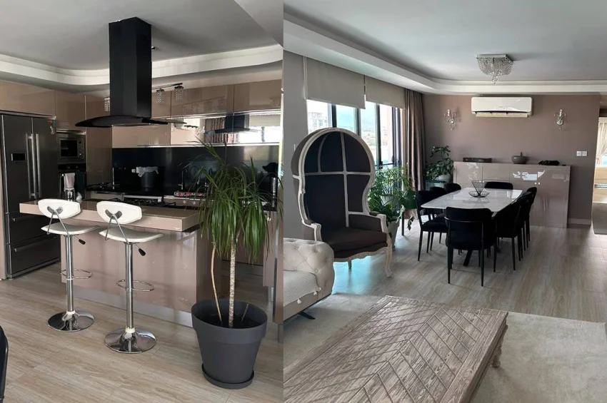 3 Bedroom Apartment Fully Furnished in the Center of Kyrenia, 100m from the Sea