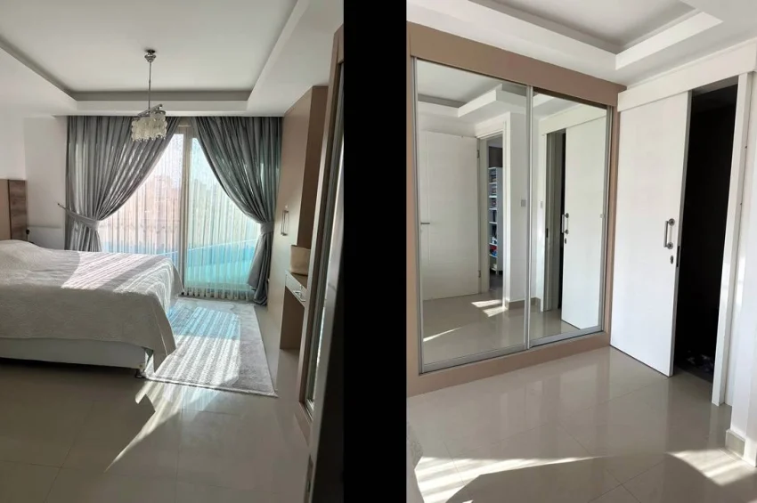 3 Bedroom Apartment Fully Furnished in the Center of Kyrenia, 100m from the Sea