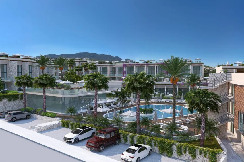 Esentepe'de muhteşem ortak olanaklara sahip lüks 2 yatak odalı Loft