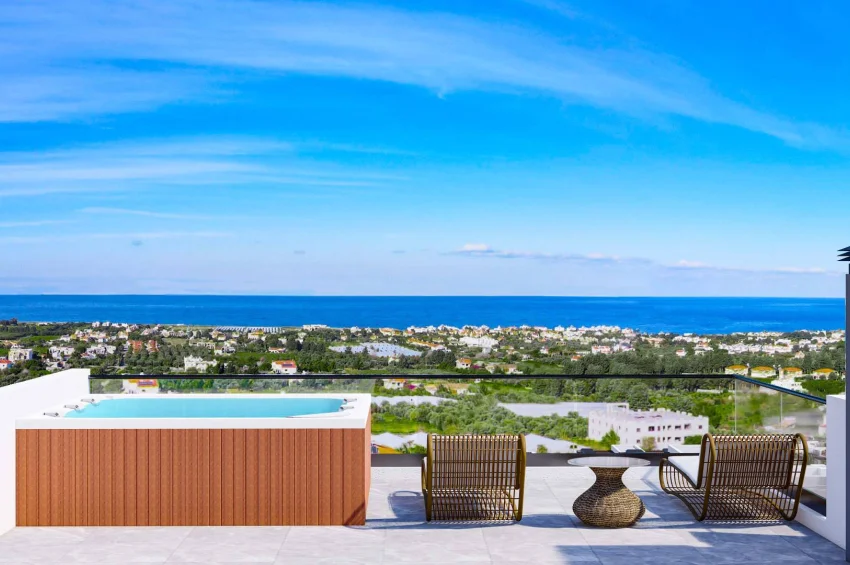 Lapta, Girne'de Satılık Lüks 5 Yatak Odalı Villa