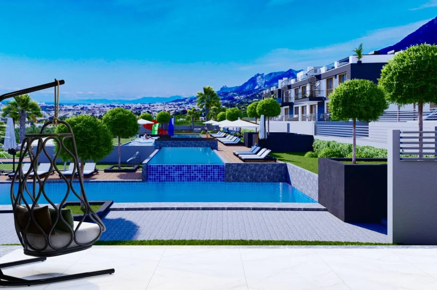 Innovatives Design-Apartment mit 1 Schlafzimmer in Lapta