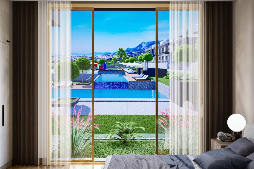 Innovatives Design-Apartment mit 1 Schlafzimmer in Lapta