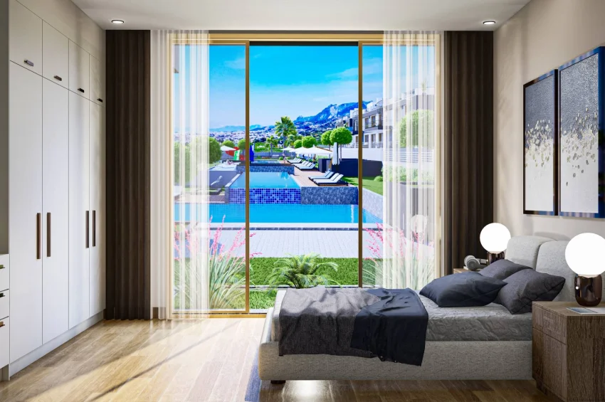 Innovatives Design-Apartment mit 1 Schlafzimmer in Lapta