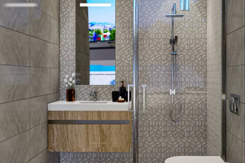 Innovatives Design-Apartment mit 1 Schlafzimmer in Lapta