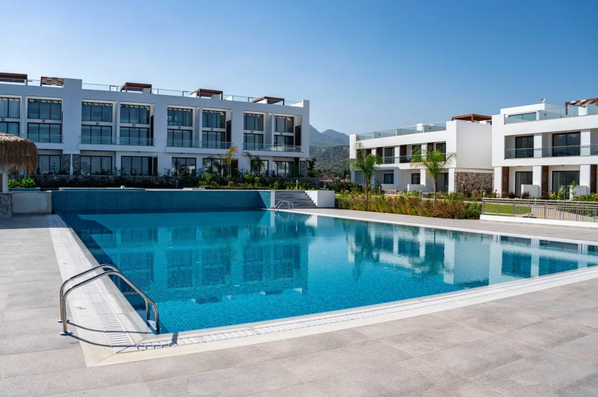 Introducerar en Seaside Oasis i Bahceli, Kyrenia