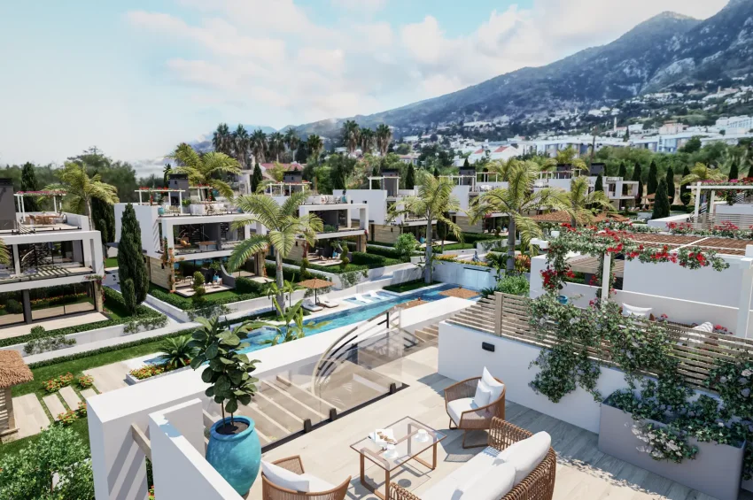 Stunning 2-Bedroom Semi-Detached Villa Close to the Beach with Garden and Roof Terrace