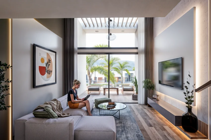 Stunning 1 Bedroom Loft with sea and mountain views