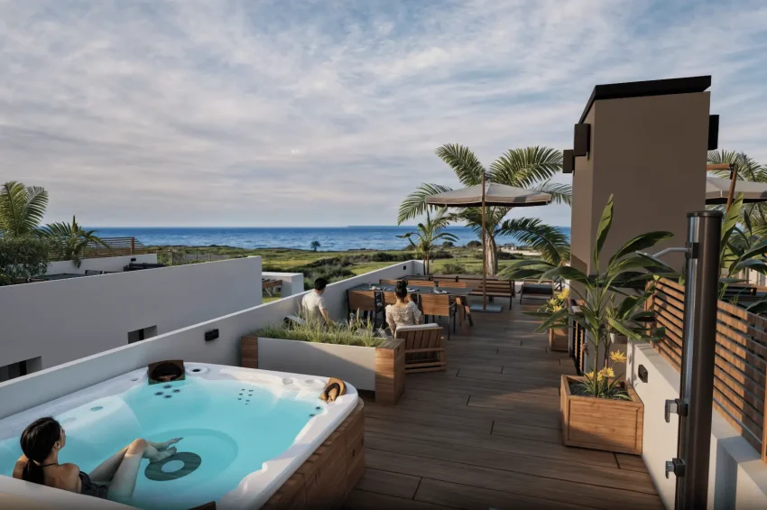 Luxury 2 Bedroom Semi Dettached Villa with Roof Terrace and Private Garden